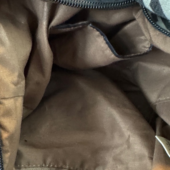 Stylish Geometric Black and White Backpack - Picture 11 of 11